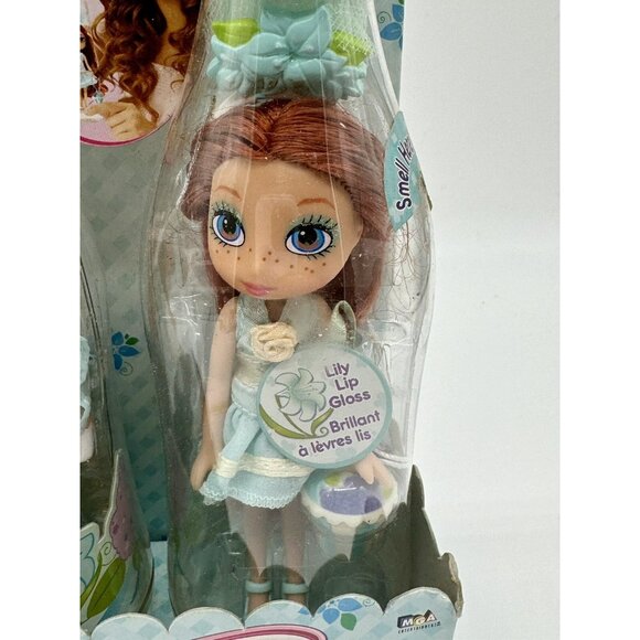 Yummi Land Flower Pop Girls Libby Lynn Lily Doll Pet Cat Donna Daffodil In Box - Picture 2 of 7